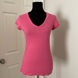 MOSSIMO SUPPLY CO. Pink Casual Tee, Size S